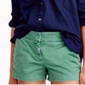 J Crew Chino Shorts Khaki Green Size 0